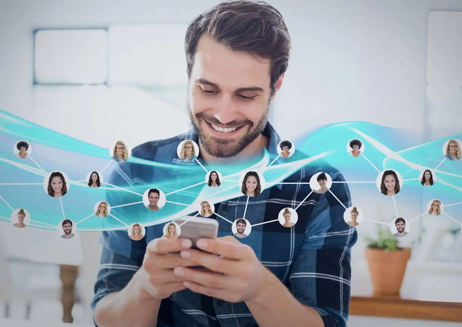 Persona realizando campaña de LinkedIn Ads en México,